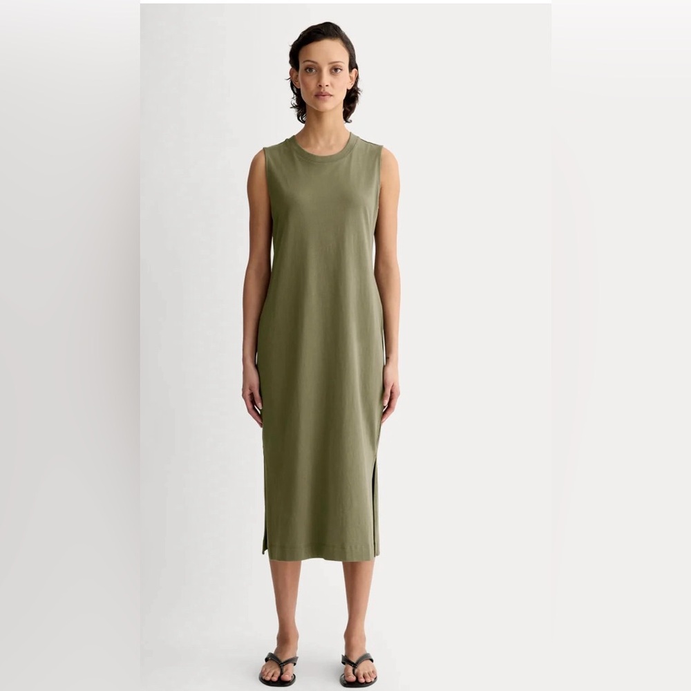 Everlane Green Weekend Tank Dress